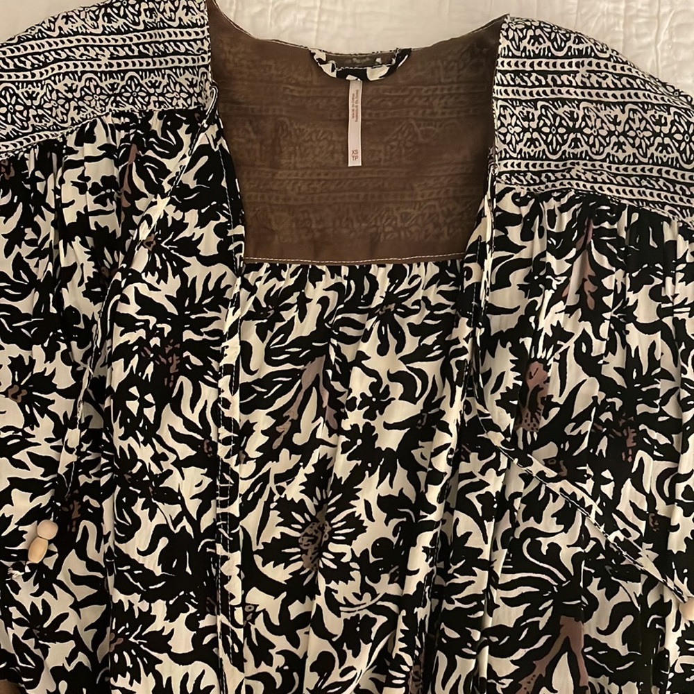 Free People Cropped Open Blouse - Picture 7 of 10